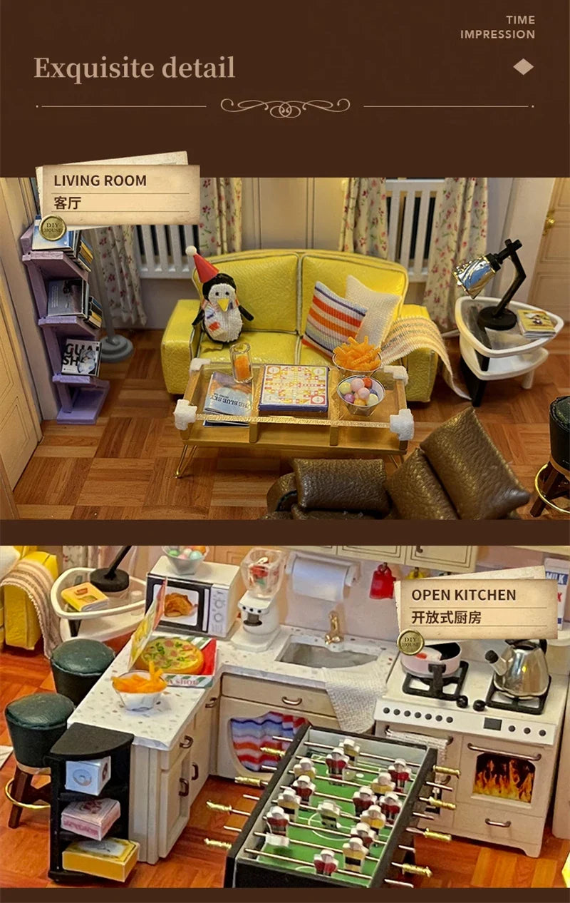 Joey'S Apartment DIY Book Nook Kit