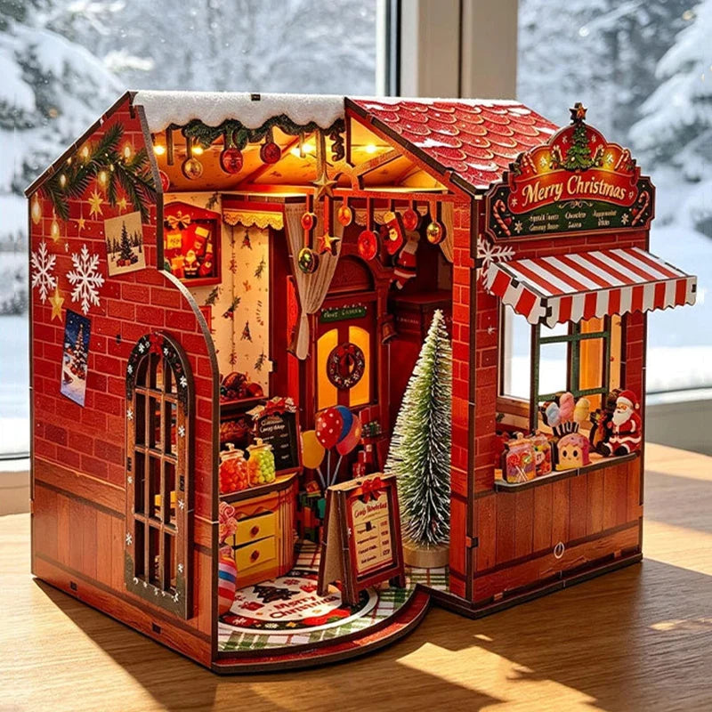 Christmas Candy House DIY Miniature House Kit