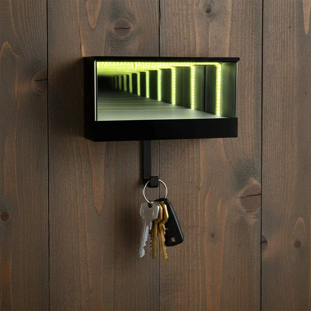 KeyPortal — Infinity Mirror LED Key Holder