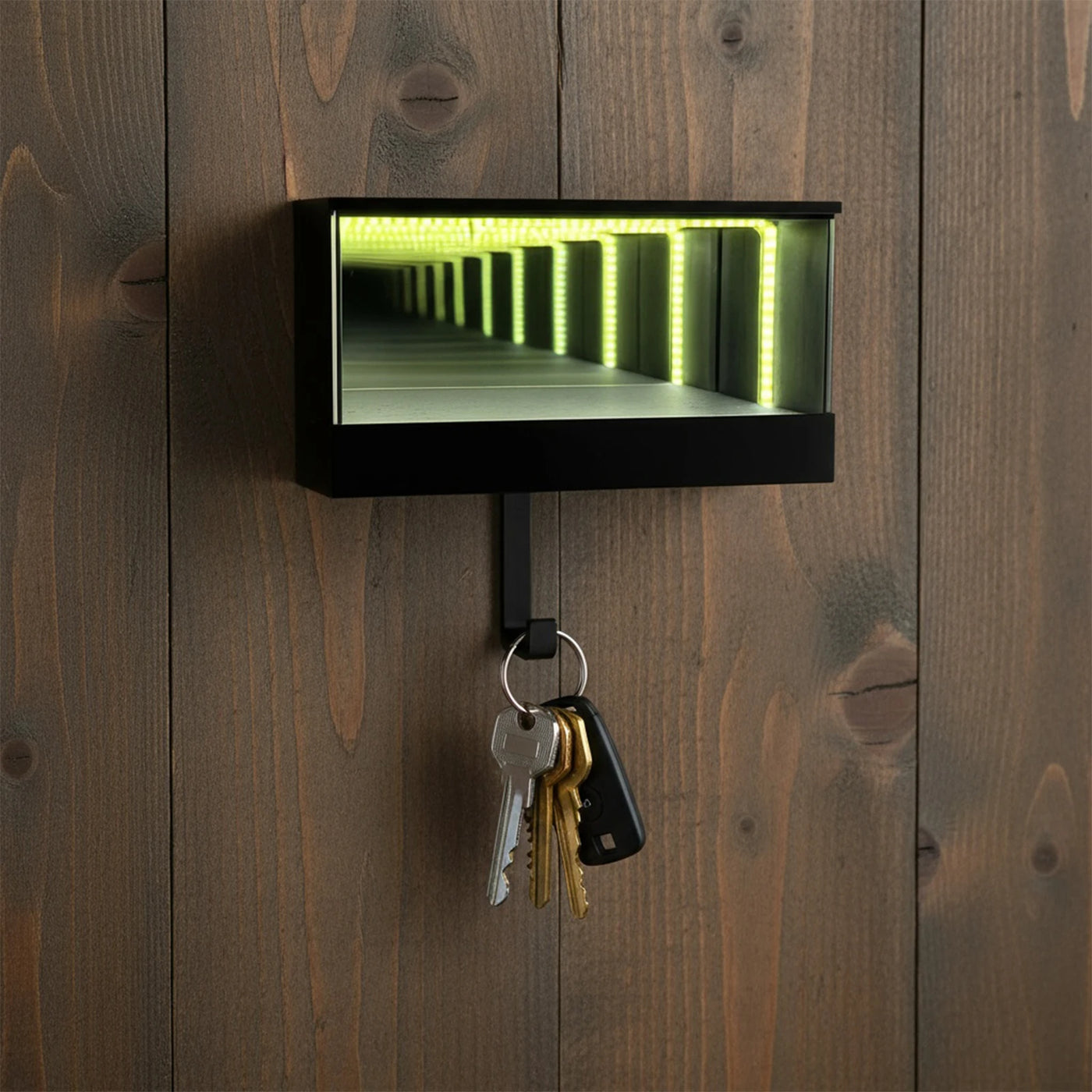 KeyPortal — Infinity Mirror LED Key Holder