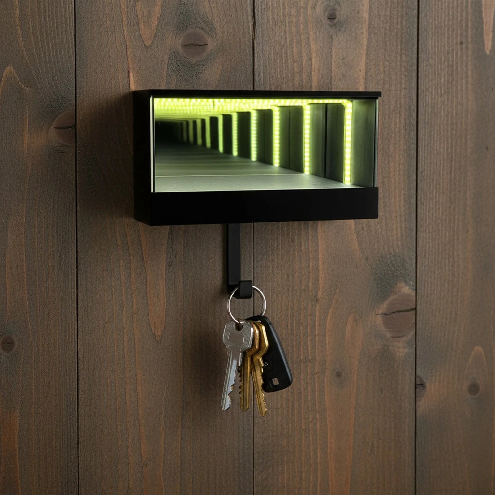 KeyPortal — Infinity Mirror LED Key Holder