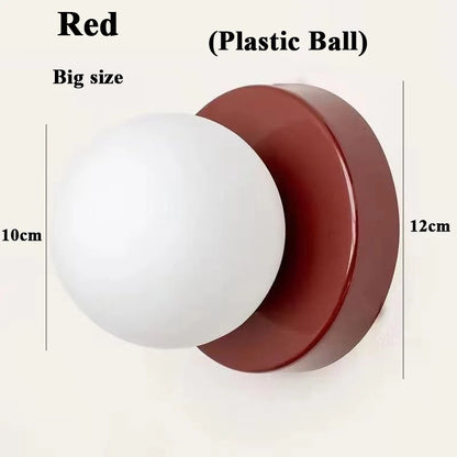 DotGlow — Colorful Globe LED Wall Sconce