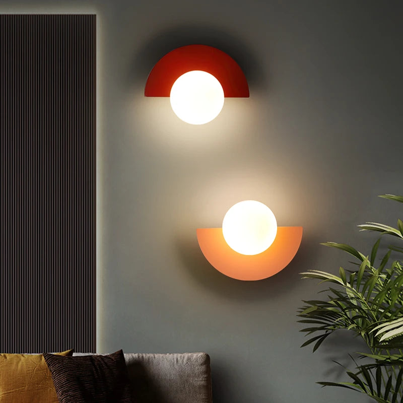 CradleGlow — Moon Globe LED Wall Sconce