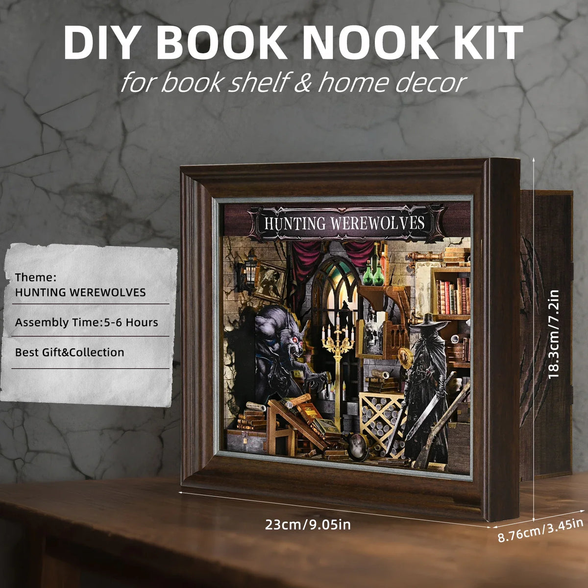 Werewolf Hunter DIY Book Nook Kit