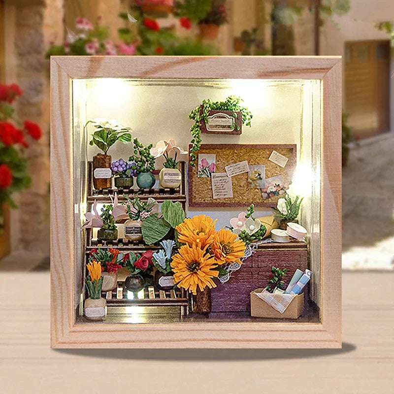 Sewing Shop DIY Miniature House Kit