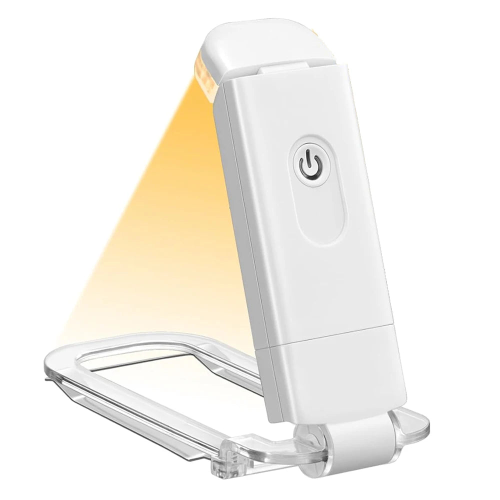 ClipGlow — Rechargeable Amber LED Book Light