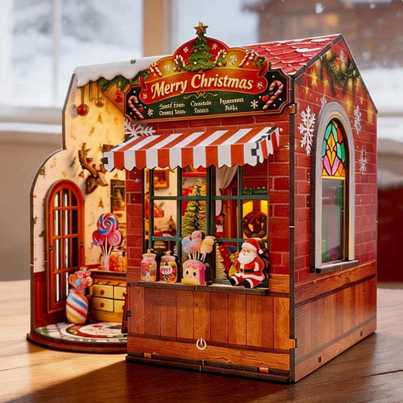 Christmas Candy House DIY Miniature House Kit