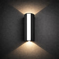 DuoGlow — Split Cylinder Outdoor LED Wall Sconce