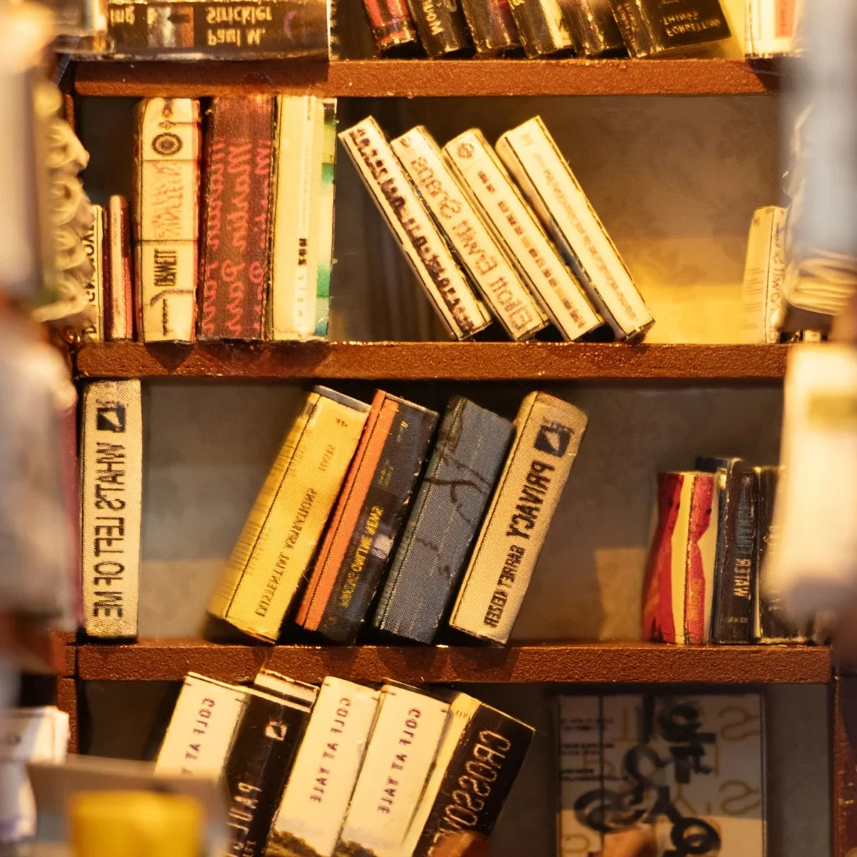 Library DIY Miniature House Kit