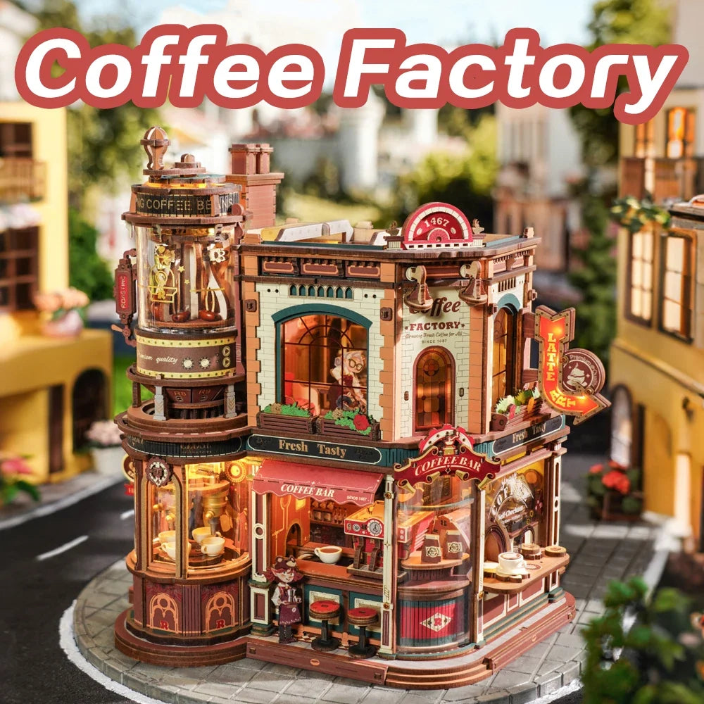 Coffee Factory DIY Miniature House Kit