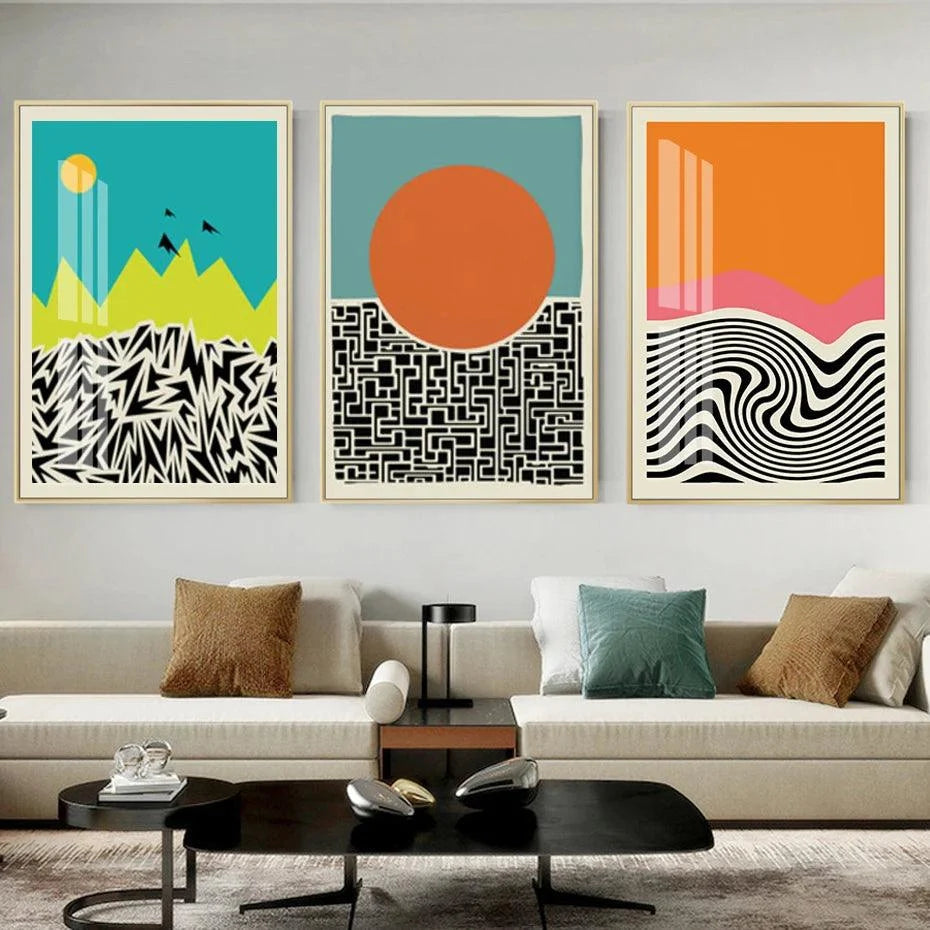 Modern Bright Colors Prints
