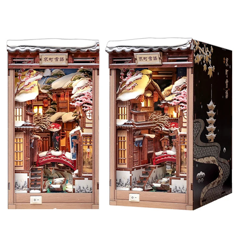 Kyoto Snow Whisper DIY Book Nook Kit