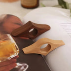 Thumb Page Holder Wooden, One Hand Book Page Holder for Reading, Beech or Walnut, Book Lover Gift