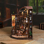 Bacchus Bookstore DIY Miniature House Kit