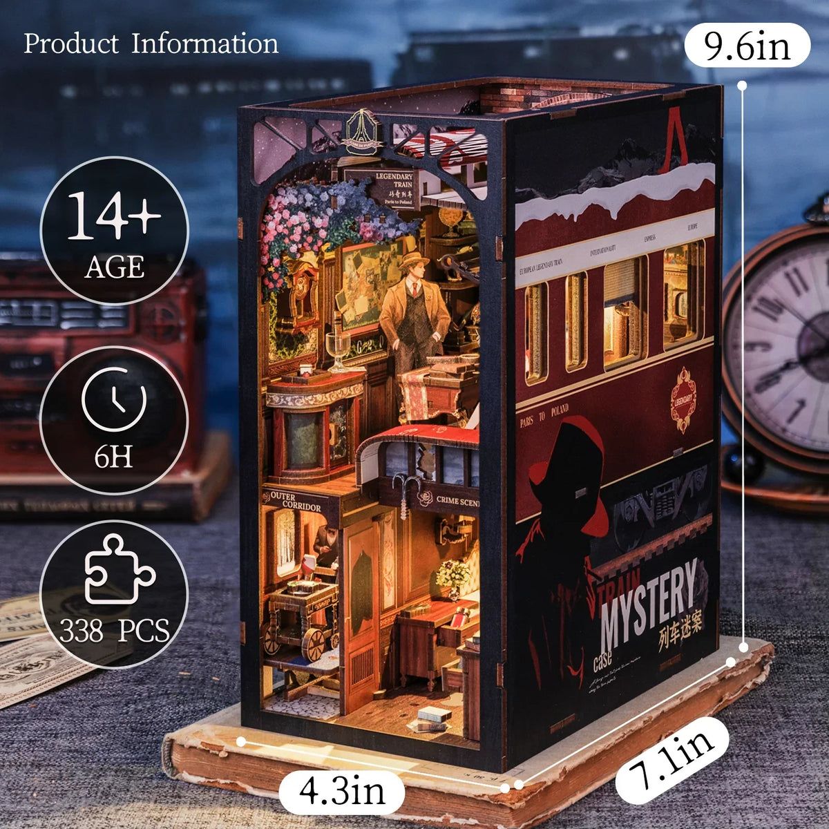 Train Mystery DIY Book Nook Kit