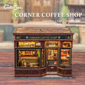 Corner Coffee Shop DIY Book Nook Kit