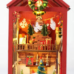 Christmas Window House DIY Book Nook Kit