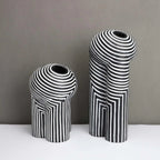 Modern Striped Vases