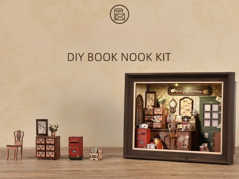 Mail Gift Cottage DIY Book Nook Kit