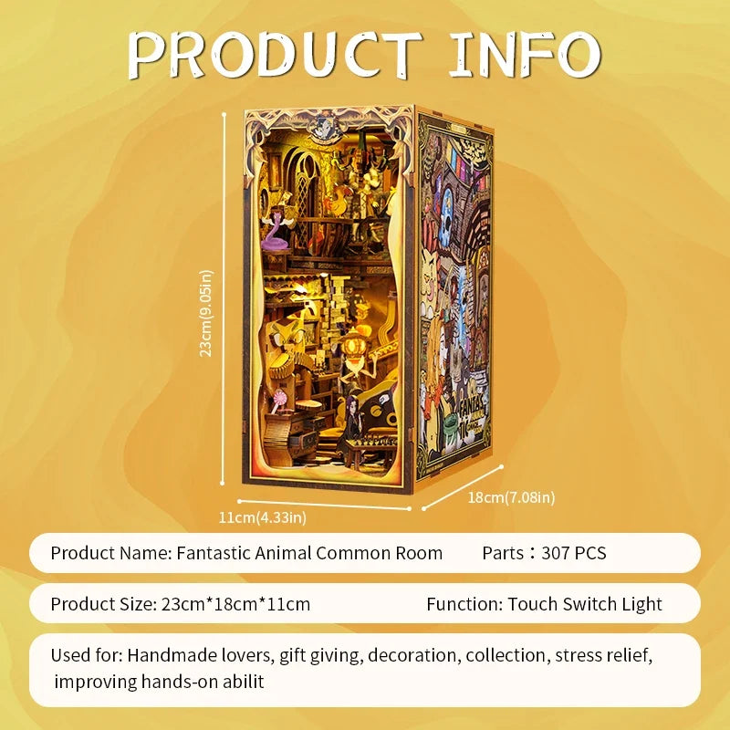 Fantastic Animal DIY Book Nook Kit