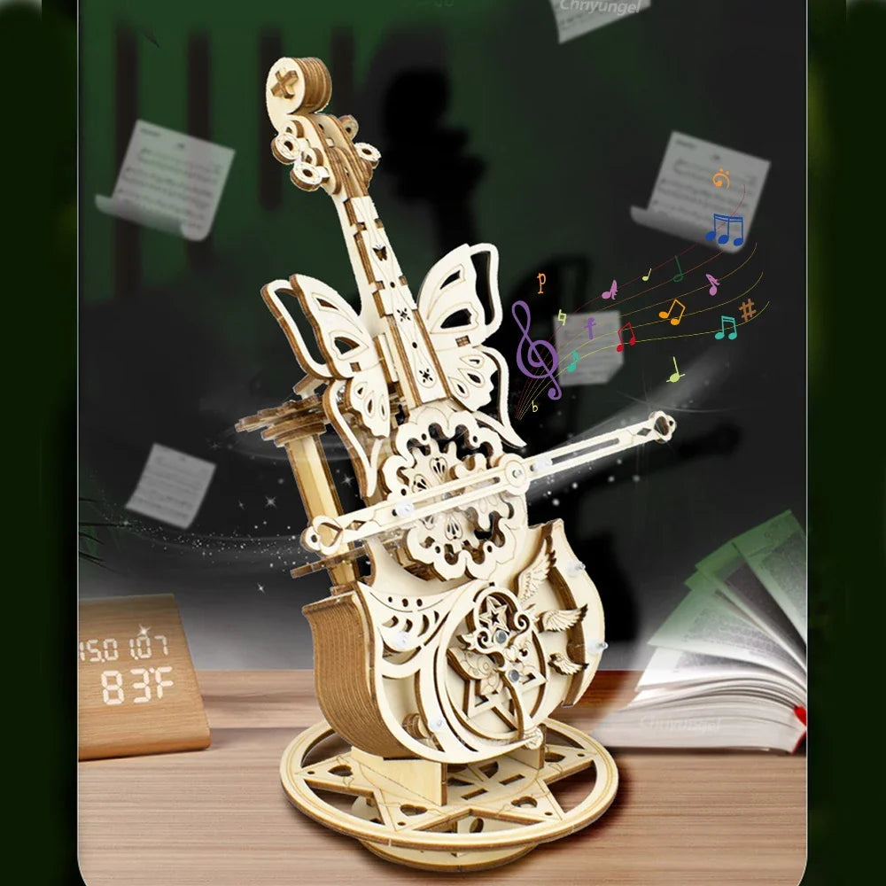 Cello Violin Music Box Kit