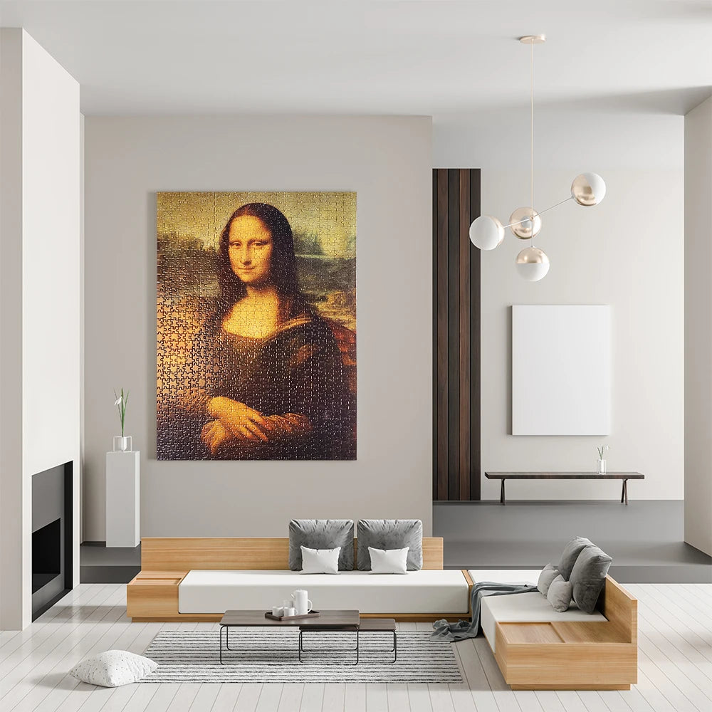1000 Piece Jigsaw Puzzle for Adults, Mona Lisa, Difficult Art Puzzle, Gift