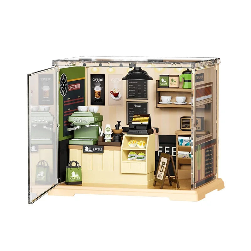 Store Bedroom Kitchen DIY Miniature House Kit