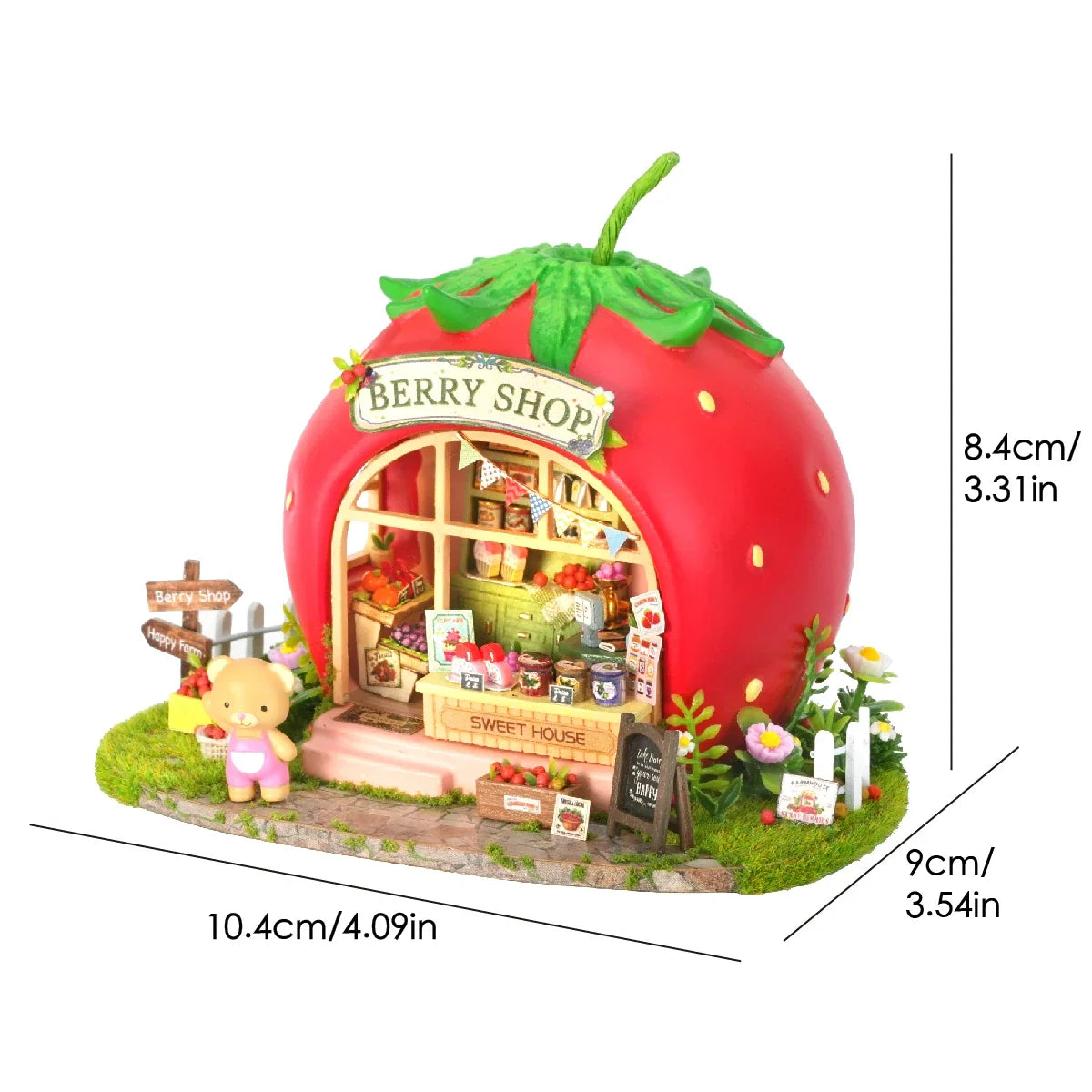 DIY Dollhouse Furniture Set Wooden Miniature Kit