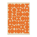 Orange Figures Prints