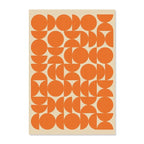 Orange Figures Prints