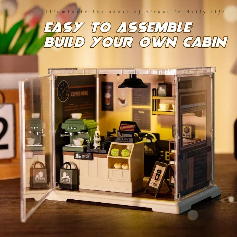 Store Bedroom Kitchen DIY Miniature House Kit