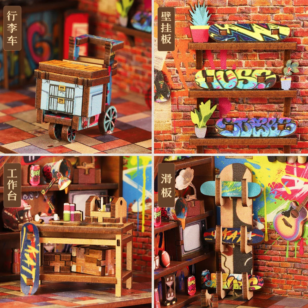 Skatepark DIY Diorama Kit