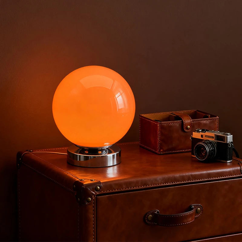 OrbGlow — Vintage Glass Globe Table Lamp