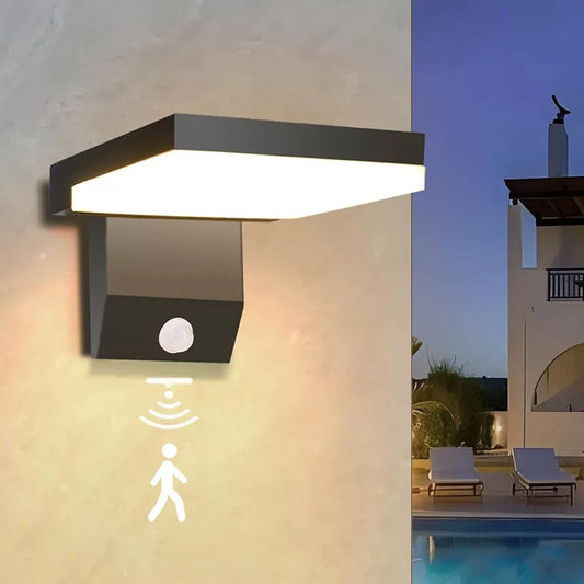 VisorGlow — Adjustable Outdoor Motion Sensor Wall Light