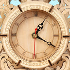 Wooden Clock 3D Puzzle Kit