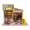 Motorcycle Repair Shop DIY Miniature House Kit