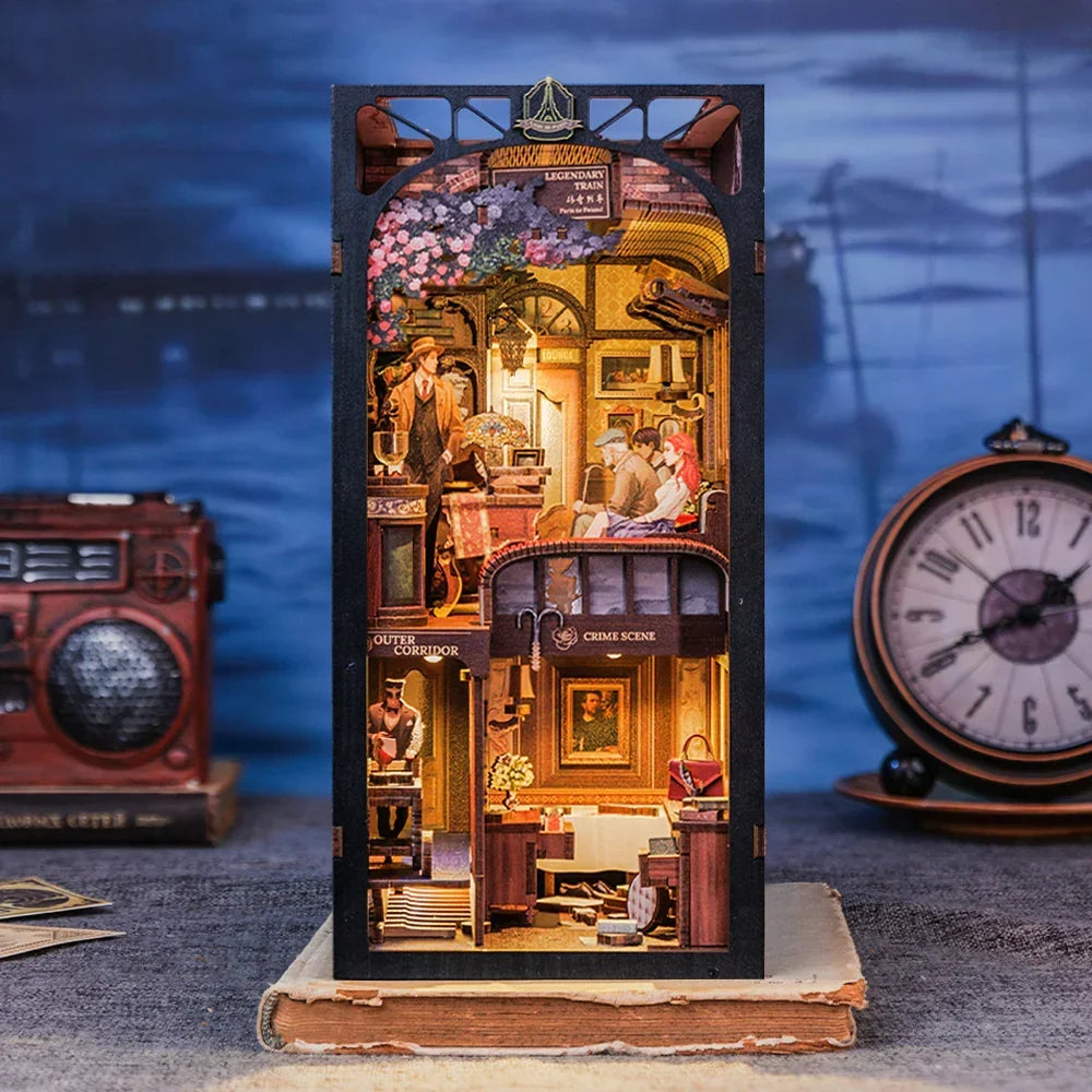 Train Mystery DIY Book Nook Kit