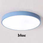 SlimGlow Ultra-Thin LED Ceiling Light — Flush Mount, 3 Colors, Multiple Sizes & Finishes