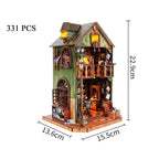 Owl Library DIY Miniature House Kit