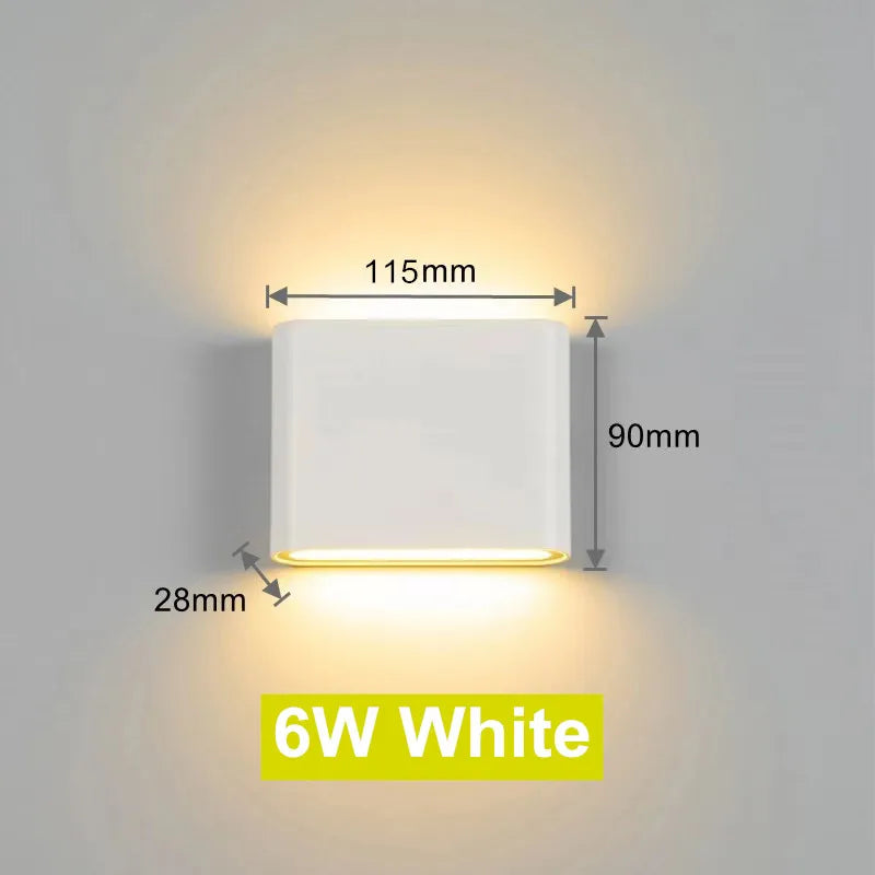 PillowGlow — Rounded Outdoor LED Wall Sconce