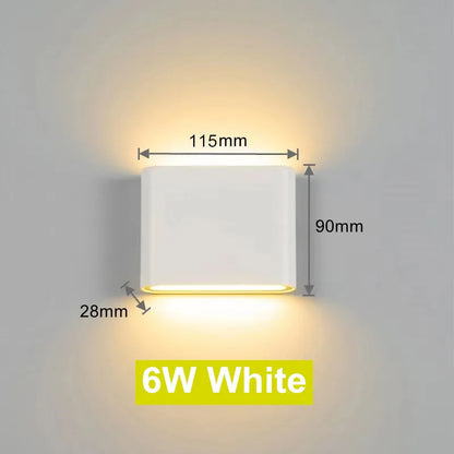PillowGlow — Rounded Outdoor LED Wall Sconce
