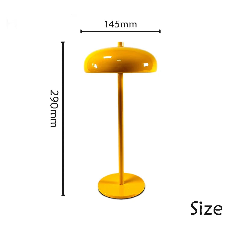 CapGlow — Rechargeable Mushroom Touch Lamp
