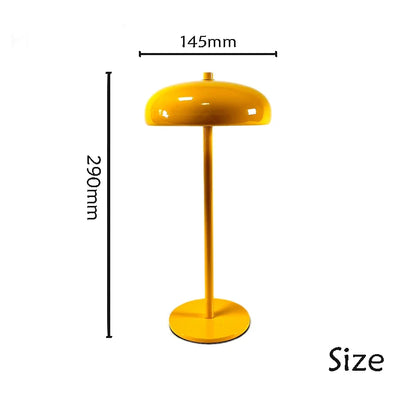 CapGlow — Rechargeable Mushroom Touch Lamp