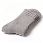 Wool Socks Thick Thermal Winter Socks, Warm Wool Blend Crew Socks for Women and Men, Cozy Home Socks