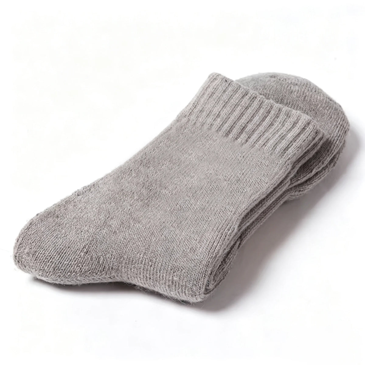 Wool Socks Thick Thermal Winter Socks, Warm Wool Blend Crew Socks for Women and Men, Cozy Home Socks