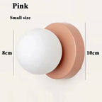 DotGlow — Colorful Globe LED Wall Sconce