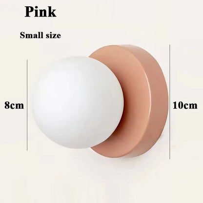 DotGlow — Colorful Globe LED Wall Sconce
