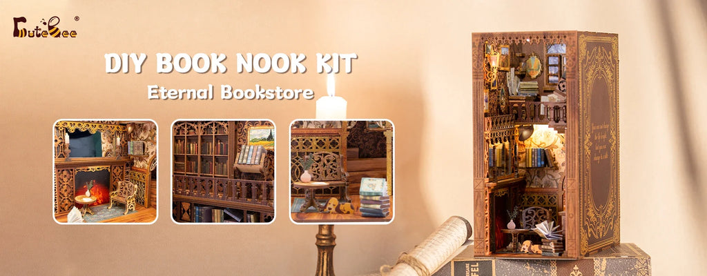 YS05 With DustCover DIY Book Nook Kit