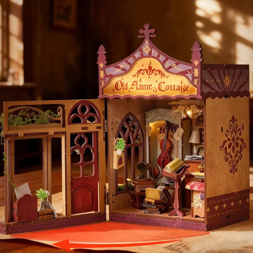 Old Flame Cottage DIY Book Nook Kit