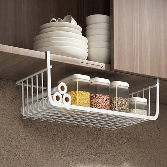 SpaceHook™ Metal Hanging Storage Basket (Wall & Cabinet Mount)
